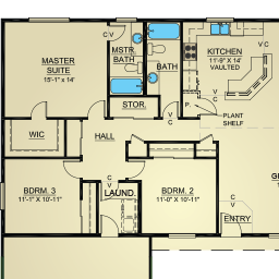 HiLine Homes Plan 1664