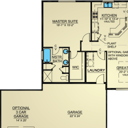 HiLine Homes Plan 1721